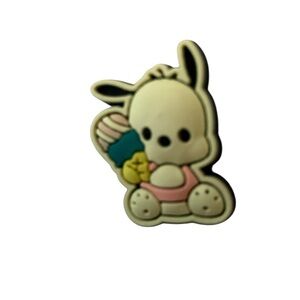 Pochacco with ice cream croc charm